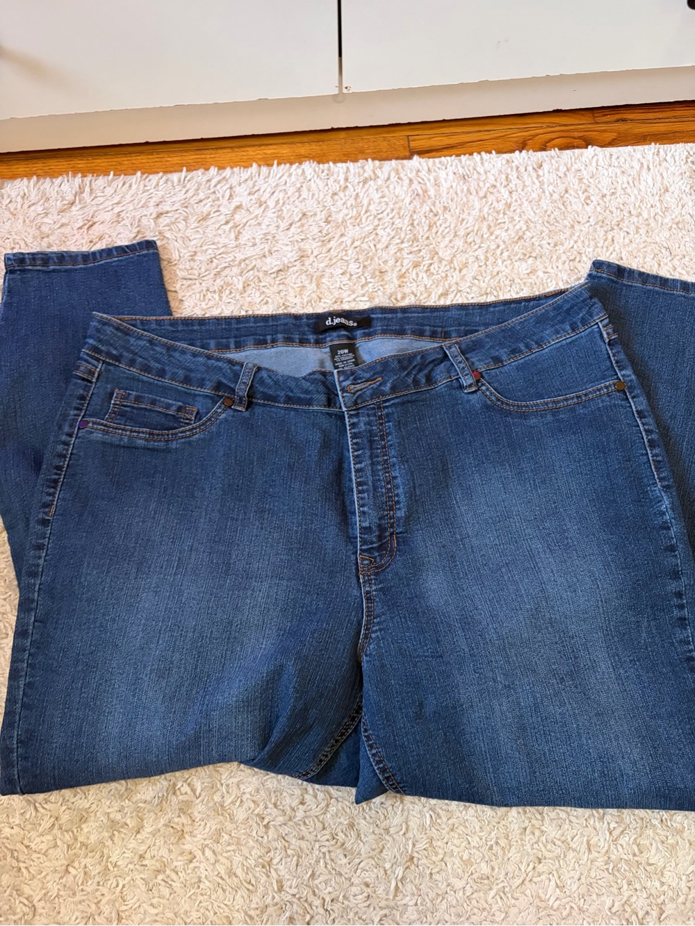 d. jeans Dark Indigo Women's High-Rise Denim
